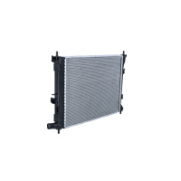 Kühler Motorkühlung Kühlrippen gelötet 500 - 376 mm Alu NRF für u.a. HYUNDAI i20