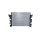 Radiator engine cooling 480 - 397 mm NRF for e.g. RENAULT TWINGO