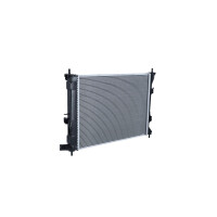 Kühler Motorkühlung Kühlrippen gelötet 500 - 376 mm Alu NRF für u.a. HYUNDAI i20