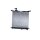 Radiator engine cooling cooling fins brazed 438 - 400 mm NRF for NISSAN MICRA