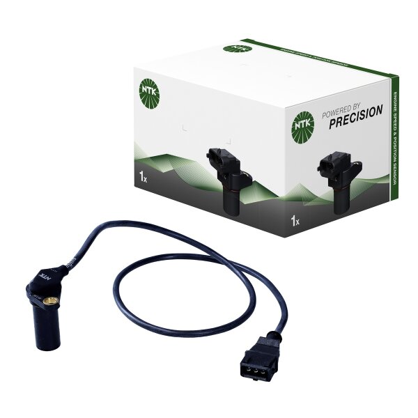 Pulse generator crankshaft 3-pole with cable NTK for e.g. AUDI 80 B4 notchback