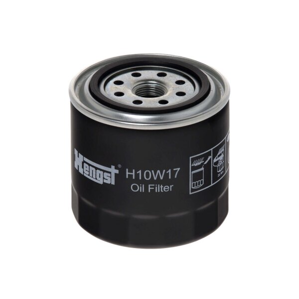 Oil filter Screw-on filter HENGST for NISSAN NP300 NAVARA