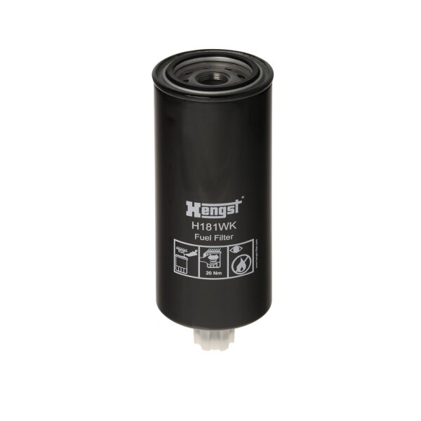Fuel filter screw-on filter HENGST for DAF FREIGHTLINER SISU O&K LIEBHERR