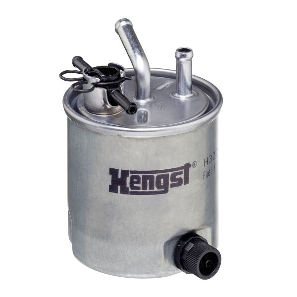 Fuel line filter Ø111mm 140mm HENGST FILTER for e.g. RENAULT