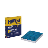 Cabin air filter antibacterial 253-223mm 30mm HENGST...