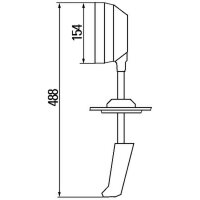 Suchscheinwerfer Halogen HELLA für DAF