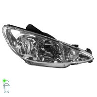 Headlight left W5W halogen electric VALEO suitable for e.g. PEUGEOT 206