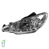 Hauptscheinwerfer rechts W5W Halogen elektrisch VALEO für u.a. PEUGEOT 206