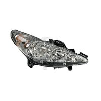 Hauptscheinwerfer rechts W5W Halogen elektrisch VALEO für u.a. PEUGEOT 207/207+
