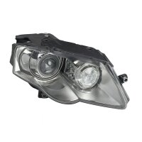 Headlight left W5W Xenon electric VALEO suitable for e.g. VW PASSAT