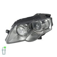 Headlight right W5W Xenon electric VALEO suitable for e.g. VW PASSAT