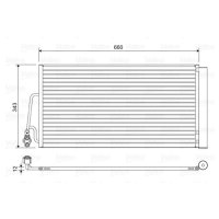 Condenser air conditioning VALEO for MINI COUNTRYMAN