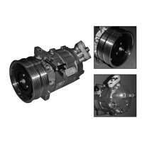 Kompressor Klimaanlage 124mm VALEO für ALFA ROMEO 159