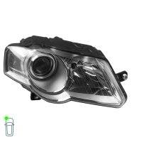 Headlight left W5W halogen electric VALEO suitable for e.g. VW PASSAT