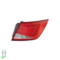 Rear Light left LED without Bulbs VALEO IAM-Expertise fits SEAT LEON