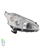 Headlight left W5W halogen electric VALEO suitable for e.g. PEUGEOT 208