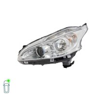 Headlight right W5W halogen electric VALEO suitable for e.g. PEUGEOT 208