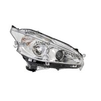 Headlight right W5W halogen electric VALEO suitable for e.g. PEUGEOT 208