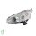 Headlight right W5W halogen electric VALEO suitable for e.g. PEUGEOT 208