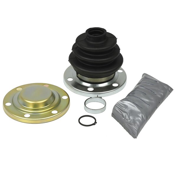 Faltenbalgsatz Antriebswelle Gummi/Metall Ø24mm Gelenkscheibe +Fett SPIDAN