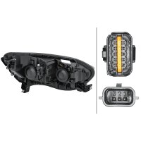 Hauptscheinwerfer links Halogen W3W HELLA für Renault Scénic IV (J9_)
