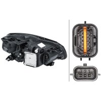 Hauptscheinwerfer links LED HELLA für Renault CAPTUR...
