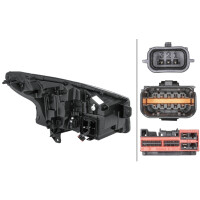 Hauptscheinwerfer links LED HELLA passend für u.a. RENAULT TRAFIC