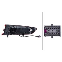 Rückleuchte links mit Schlusslicht (LED) 12 V LED...