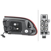 Rear Light right 12 V LED HELLA Light-Expertise suitable for PORSCHE MACAN