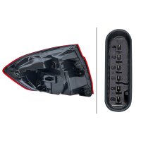 Rear Light right 12 V LED HELLA Light-Expertise suitable for BMW 3 Series