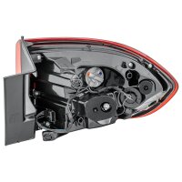 Rückleuchte links mit Schlusslicht (LED) 12 V mit Hybridtechnologie P21W HELLA für RENAULT Scénic IV
