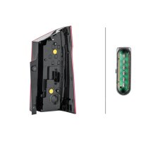 Rückleuchte links mit Rückfahrlicht 12 V Glühlampen-Technologie P21W HELLA für MERCEDES VITO Mixto