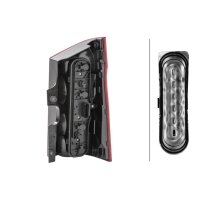 Rückleuchte links mit Rückfahrlicht 12 V Glühlampen-Technologie P21W HELLA für MERCEDES VITO