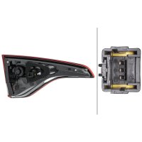 Rear Light right 12 V W16W with hybrid technology HELLA for RENAULT SCÉNIC