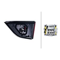 Rückleuchte links mit Schlusslicht (LED) 12 V mit...