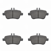 Brake pad set discs with wear warning contact 18.4 mm...