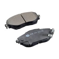 Bremsbelagsatz Scheiben mit Verschleißwarnung HELLA...