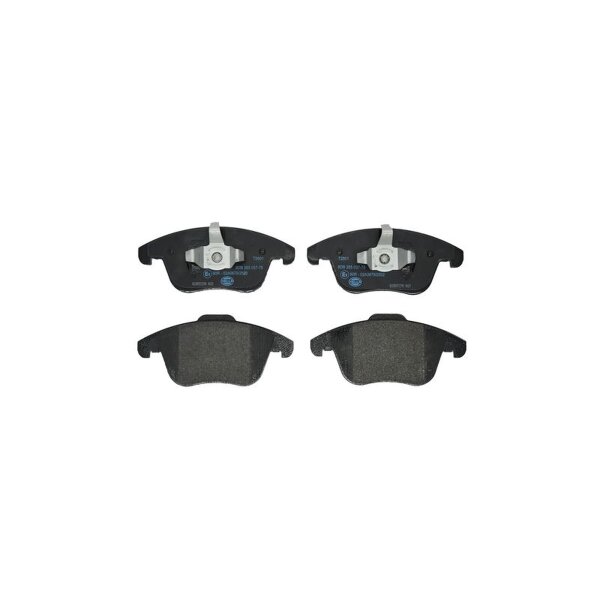 Brake pad set disc brake HELLA for e.g. FORD Mondeo V