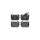 Brake pad set, disc brake 17.5mm HELLA for LAND ROVER Discovery I and others