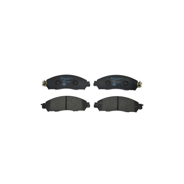 Brake pad set, disc brake 15.4mm HELLA for NISSAN Leaf and others