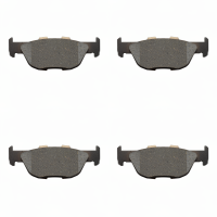 Brake pad set with wear warning contact 14.4 mm HELLA for...