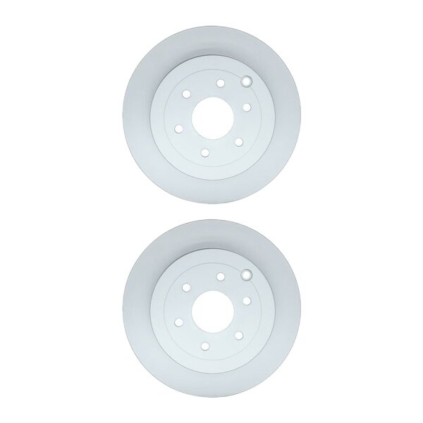 2 Brake Discs internally ventilated Ø 68 mm 18 mm HELLA for e.g. MB X-CLASS