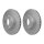 2 Brake Discs full Ø 85 mm 18 mm HELLA suitable for e.g. MB SPRINTER