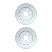 2 Brake Discs full Ø 63.5 mm 10 mm HELLA suitable...