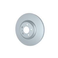 2 Brake Discs internally ventilated Ø 65 mm 25 mm HELLA fits VW POLO