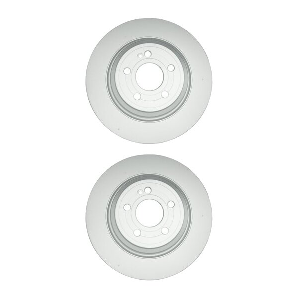 2 Brake Discs full Ø 67 mm 14 mm HELLA suitable for e.g. MB GLE