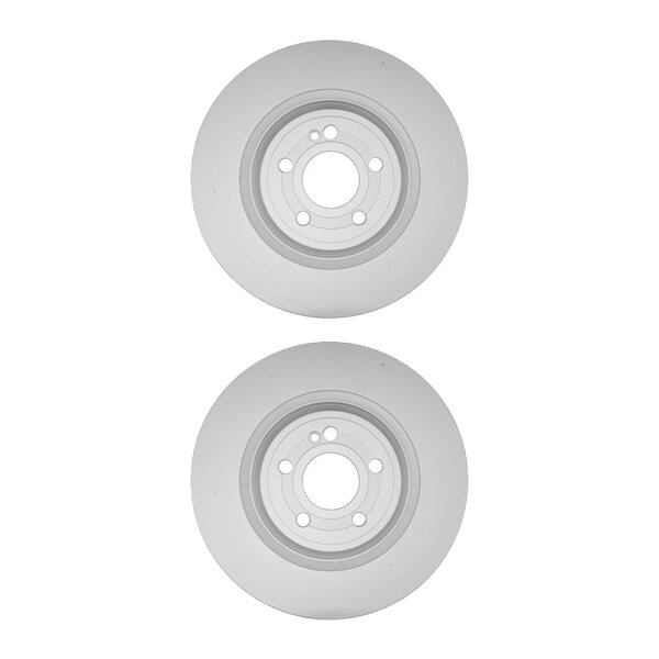 2 Brake Discs internally ventilated Ø 67 mm 22 mm HELLA suitable for e.g. MB GLE