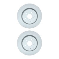 2 Brake Discs internally ventilated Ø 58 mm 17 mm...