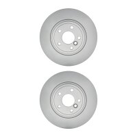 2 Brake Discs full Ø 63.5 mm 10 mm HELLA suitable...