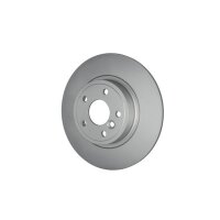 2 Brake Discs full Ø 63.5 mm 10 mm HELLA suitable for e.g. JAGUAR XF